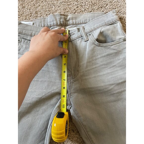 Levi's 510 Men's Size 30x30 Gray Straight Leg Jeans Casual Denim School - Picture 6 of 9